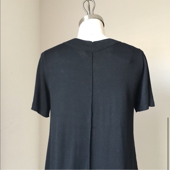 N:PHILANTHROPY Asymmetric Black Sweater Dress 577xs - Picture 4 of 7